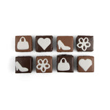 ASSORTED MAMA SQUARES MILK/DARK VANILLA FLAVOR
