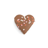 MILK CHOCOLATE HEART WITH SPRINKLES