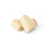 HEARTS STRAWBERRY STRIPED WHITE