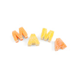 JELLY LETTERS 'MAMA' ORANGE-LEMON FLAVORS