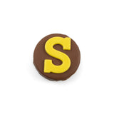 "S" LARGE ROUND VANILLA MILK